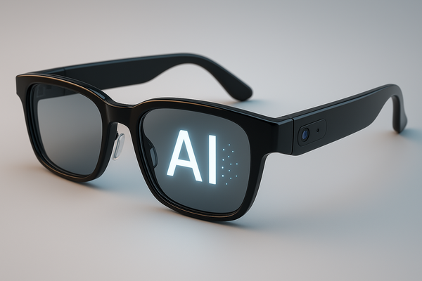 애플이 메타(Meta)의 인공지능(AI) 글래스에 맞서 스마트 글래스(안경형 기기) 개발에 돌입한 것으로 나타났다. / AI 생성 이미지