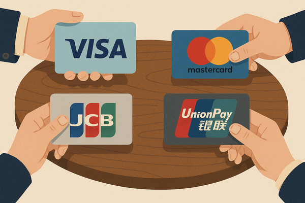 국내 카드사들이 글로벌 결제망을 다변화하고 있다 / DALL-E