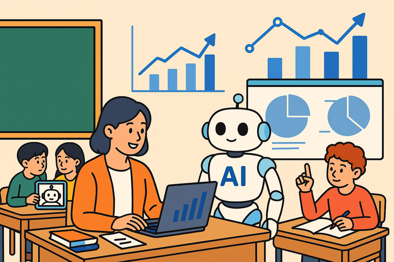 인공지능(AI)은 교육 현장 혁신의 열쇠로 떠오르고 있다. / DALL·E