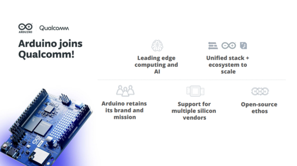 퀄컴이 아두이노를 인수했다. / 퀄컴 홈페이지 갈무리