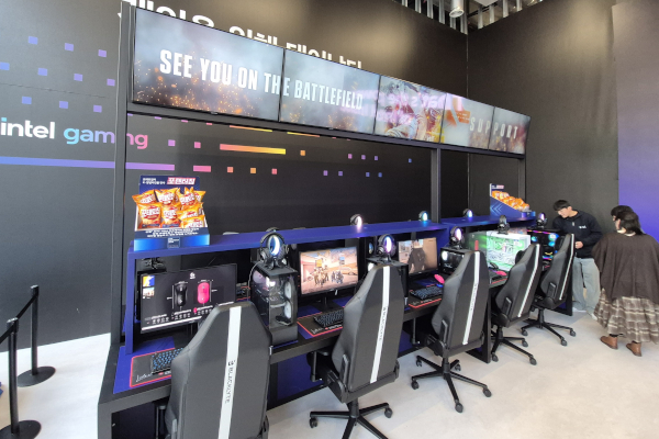 최신 게이밍 PC를 만날수 있는 데스크톱 PC 전시 공간 / 권용만 기자
