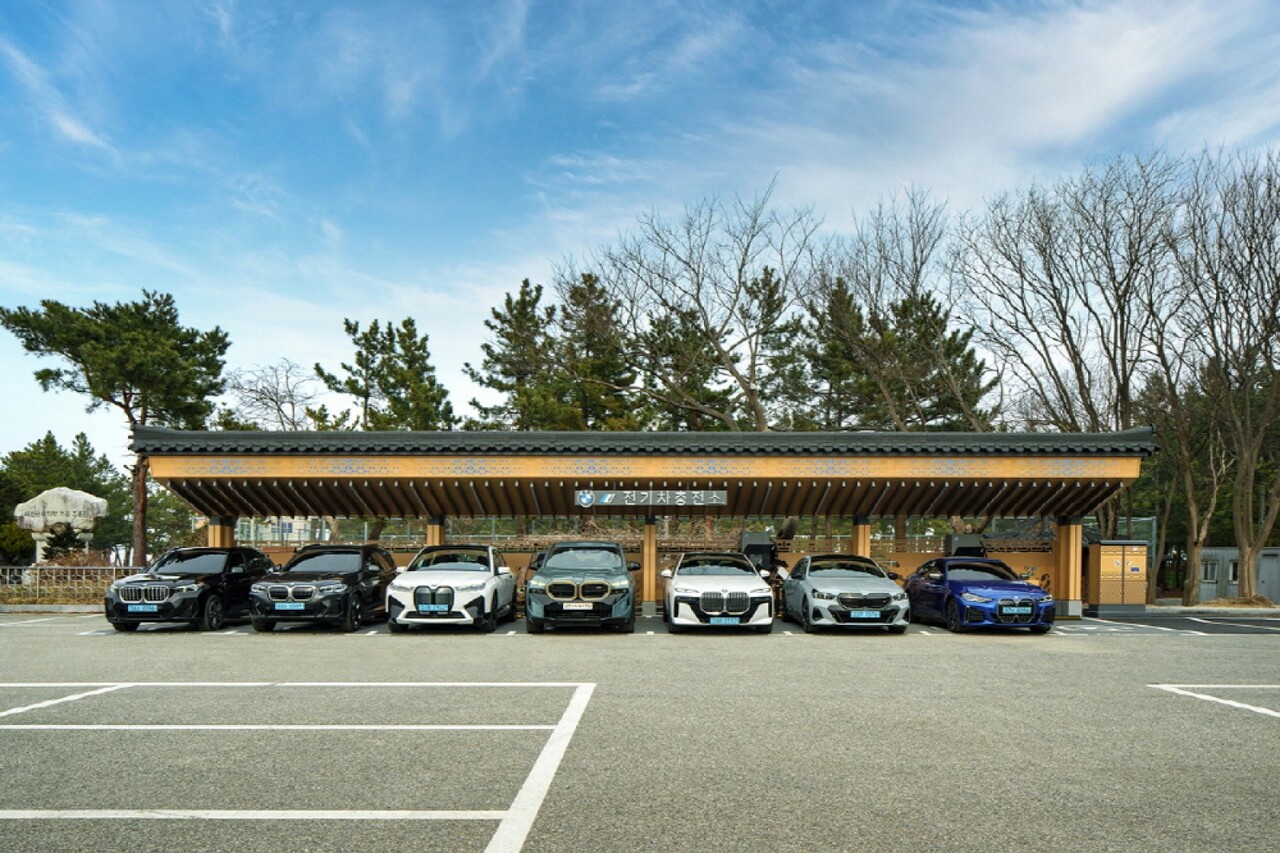 강원도 강릉시 주문진 BMW 차징 스테이션. / BMW 코리아
