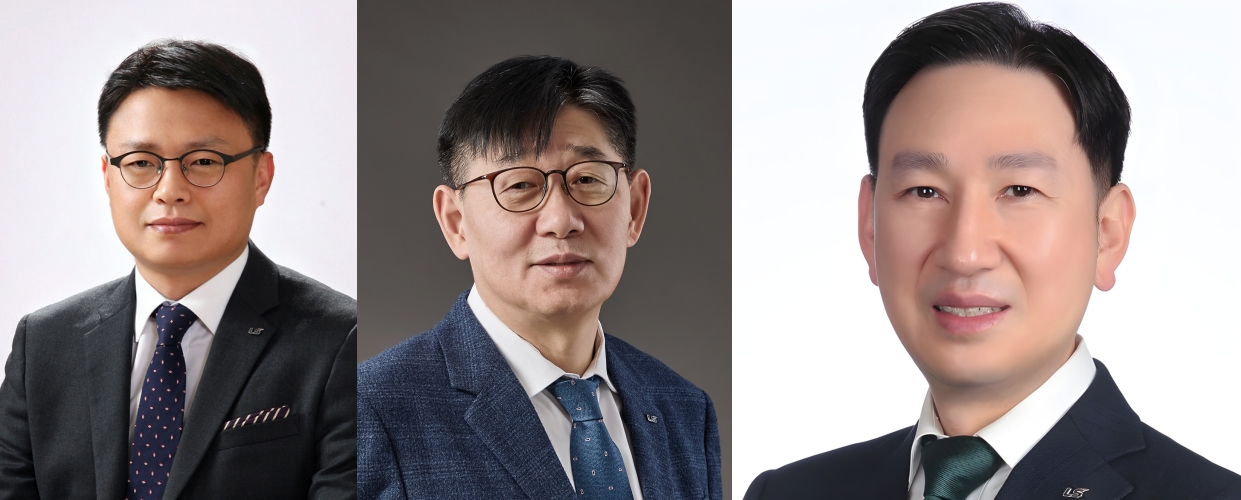 (왼쪽부터) 안길영 LS ELECTRIC 생산R&BD 총괄 부사장, 채대석 LS ELECTRIC 사업총괄 COO, 비전경영총괄 CVO, 안전환경총괄 CSEO, 자동화시스템사업본부장 겸 대표이사 부사장, 조의제 LS ITC 대표이사 CEO 부사장. / LS그룹