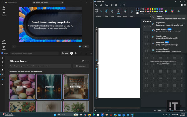 윈도 11 ‘코파일럿+ PC’에서 사용할 수 있는 주요 AI 기능들 / 권용만 기자