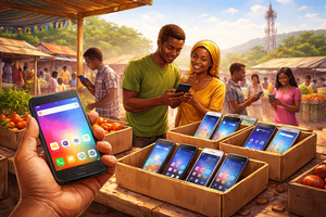 5만원대 스마트폰 아프리카 보급 탄력... 비용 장벽은 여전 - 뉴스 썸네일 이미지