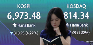 코스피, 美반도체 약세에 7천선 붕괴… 삼전닉스 동반 급락