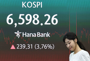 코스피, 美 증시 급등에 6600선 터치… 반도체주 ‘꿈틀’
