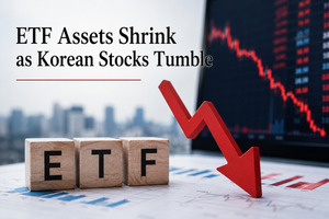 ETF Assets Shrink as Korean Stocks Tumble… Samsung Loses KRW 26 Trillion, Mirae Asset KRW 19 Trillion
