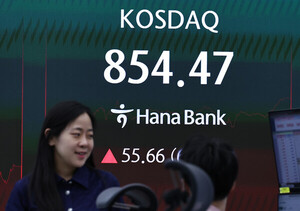 코스피, 외국인 1.5조 순매도에 6300선 턱밑… 코스닥 7% 강세