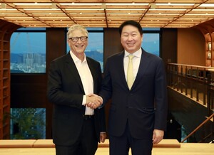 최태원·빌 게이츠 회동…SK이노, 테라파워와 ‘나트륨 SMR’ 협력