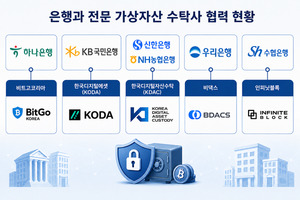 가상자산 직접 못하는 은행들... 전문 수탁사와 '연합전선' - 뉴스 썸네일 이미지