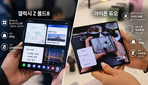 화면은 아이폰, 활용성은 갤럭시…폴더블 승자는